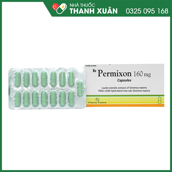 Permixon 160mg trị rối loạn tiểu tiện do phì đại tiền liệt tuyến